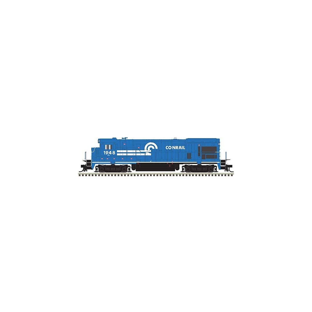GE B23-7 Low Nose w/Headlight, No Anticlimber - LokSound and DCC -- Conrail 1925 (blue, white), N, Atlas Model Railroad Co. 4000