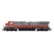 GE AC6000CW - Sound & DCC - Paragon4(TM) -- General Electric Demonstrator GECX 6002 (gray, red), N, Broadway Limited Imports 857