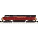EMD SD60E with Ditch Lights - ESU LokSound and DCC - Master Gold(TM) -- Carload Express 6002 (maroon, yellow), N, Atlas Model Ra