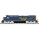 GE DASH 8-40C w/Front Ditch Lights - Standard DC -- Cimarron Valley 4052 (blue, yellow), HO, Atlas Model Railroad Co. 10004170