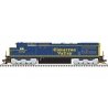 GE DASH 8-40C w/Front Ditch Lights - Standard DC -- Cimarron Valley 4052 (blue, yellow), HO, Atlas Model Railroad Co. 10004170