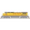 GE DASH 8-40C w/Front Ditch Lights - Standard DC -- Union Pacific 9144 (yellow, gray, red Frame Stripe), HO, Atlas Model Railroa
