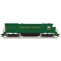 GE U30B Low Nose Phase II - Standard DC - Master(R) Silver -- Western Pacific 3068 (green, orange), HO, Atlas Model Railroad Co.