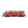 EMD GP30 Low Nose - Standard DC - Stealth -- Burlington Northern 2250 (Renumbered Ex-CB&Q, Chinese Red, gray, white), HO, Broadw