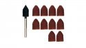% SALE % Sanding drum carrier with 10 sanding drums, All Scales, NOCH 4528987