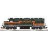 EMD GP38 Low Nose w/Dynamic Brakes - Standard DC - Master(R) Silver -- Indiana Harbor Belt 5627 (dark green, orange, Ditch Light