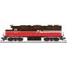 EMD GP38 Low Nose w/Dynamic Brakes - Standard DC - Master(R) Silver -- Providence & Worcester 2011 (brown, orange, white, Ditch 