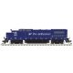 GE Dash 8-40B w/Ditch Lights - Standard DC - Master(R) Silver -- Pan Am Railways MEC 5930 (blue, white), HO, Atlas Model Railroa