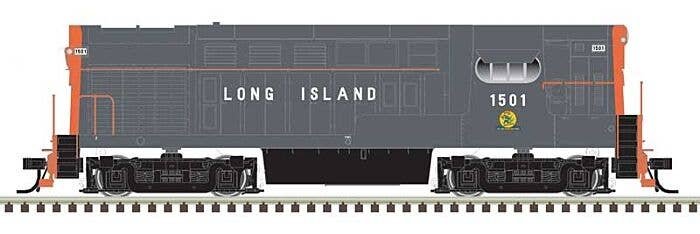 Fairbanks-Morse H16-44 - Standard DC - Master(R) Silver -- Long Island 1501 (gray, orange Dashing Dan), N, Atlas Model Railroad 