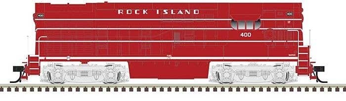 Fairbanks-Morse H15-44 - Standard DC - Master(R) Silver -- Rock Island 400 (red, silver), N, Atlas Model Railroad Co. 40005526