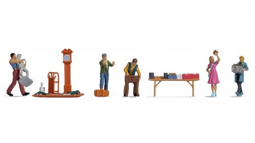 Themed Figures Set ‘Flea Market‘, HO, NOCH 16280
