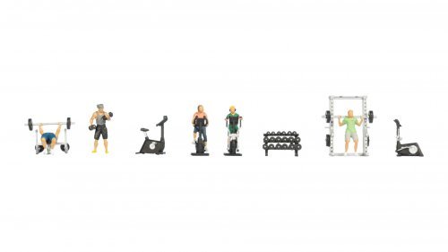 New Themed Figures Set ‘Gym’, HO, NOCH 16292