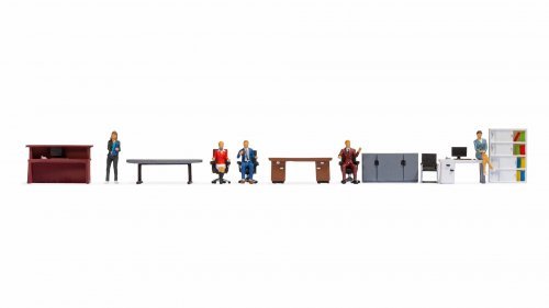Themed Figures Set "Office", HO, NOCH 16251