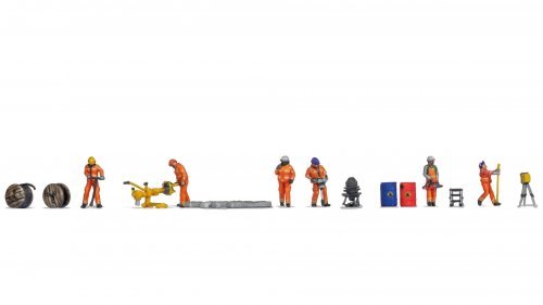 Themed Figures Set ‘Track Construction’, N, NOCH 35901