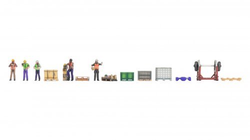 Themed Figures Set ‘Warehouse’, N, NOCH 35905