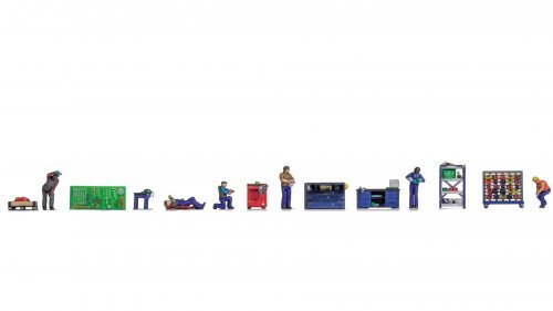 Themed Figures Set ‘Workshop’, N, NOCH 35902