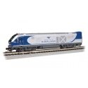 Siemens SC-44 Charger - Sound and DCC -- Amtrak 2116 (Pacific Surfliner silver, blue), N, Bachmann Industries 67953