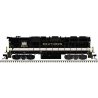 EMD GP38 High Nose w/Dynamic Brakes - Standard DC - Master(R) Silver -- Southern Railway 2809 (Tuxedo, black, white), N, Atlas M