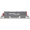 GE B30-7 Low Nose - Standard DC - Master(R) Silver -- Southern Pacific 7823 (Ditch Lights, red, gray, Speed Lettering), N, Atlas
