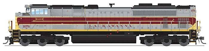 EMD SD70ACe - Sound, DCC and Smoke - Paragon4(TM) -- Norfolk Southern 1074 (Delaware, Lackawanna & Western Heritage gray, maroo,