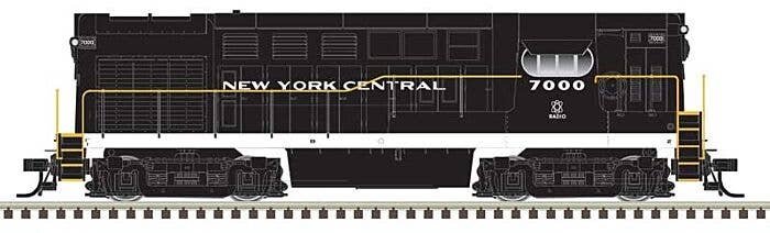 Fairbanks-Morse H16-44 - Standard DC - Master(R) Silver -- New York Central 7011 (black, white), N, Atlas Model Railroad Co. 400