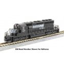 EMD SD40-2 Early Production - Sound and DCC -- Norfolk Southern 6116 (black, white), N, Kato USA Inc 1764827S