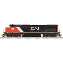 GE DASH 8-40C w/Front & Rear Ditch Lights - ESU LokSound & DCC - Master(R) Gol -- Canadian National 2014 (red, black), HO, Atlas