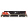GE DASH 8-40C w/Front & Rear Ditch Lights - ESU LokSound & DCC - Master(R) Gol -- Canadian National 2014 (red, black), HO, Atlas