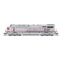 GE ES44AC - Sound & DCC - Paragon4(TM) -- Chicago, Burlington & Quincy 6325 (Fantasy Scheme, silver, red, black), N, Broadway Li