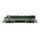 GE ES44AC - Sound & DCC - Paragon4(TM) -- Northern Pacific 6327 (Fantasy Scheme, Loewy 2-Tone Green), N, Broadway Limited Import