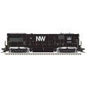 GE U30B High Nose - LokSound and DCC - Master(R) Gold -- Norfolk & Western 8532 (black, white, Block NW Logo), HO, Atlas Model R