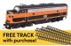 EMD F7A - ESU Sound and DCC w/WalthersTrack Code 83 Flex Track 5-Pack -- Bessemer & Lake Erie 723A, HO, Walthers 21403