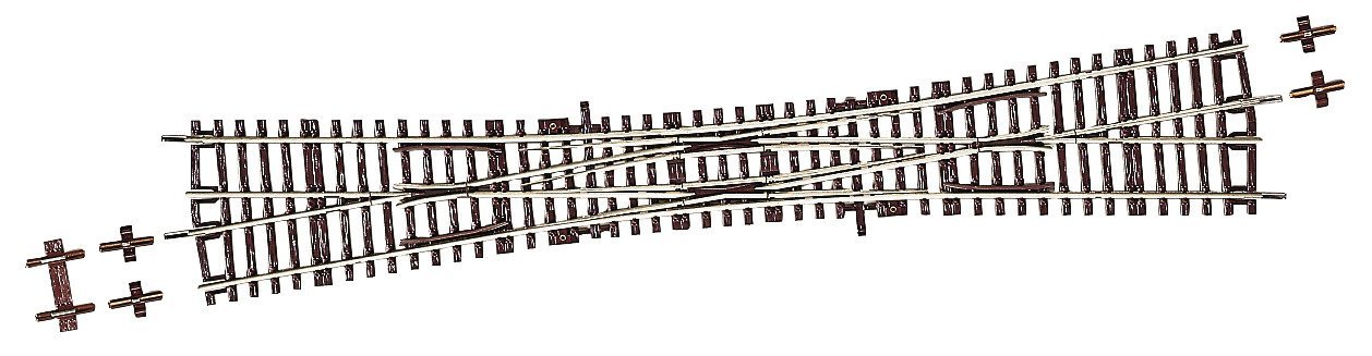 Double slip turnout DKW10, HO, Roco 42496