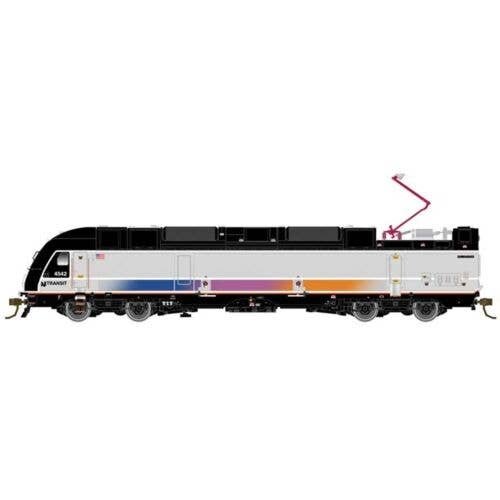 Bombardier ALP-45DP/A Dual Mode w/LokSound & DCC Master(R) Gold -- New Jersey Transit 4539 (silver, black, magenta, orange, blue