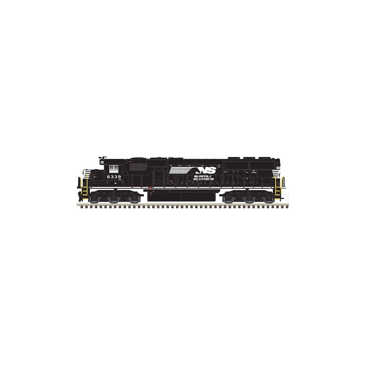 EMD SD50 with Ditch Lights - ESU LokSound and DCC - Master Gold(TM) -- Norfolk Southern 6327 (black, white, SD40E), N, Atlas Mod
