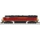EMD SD60M with Ditch Lights - ESU LokSound and DCC - Master Silver(TM) -- Carload Express 6003 (maroon, yellow), N, Atlas Model 