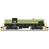 Alco RS3 - ESU LokSound & DCC - Classic Silver -- British Columbia Railway 569 (green, yellow), N, Atlas Model Railroad Co. 4000