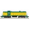 Alco RSD4/5 - ESU LokSound & DCC - Classic Silver -- Chicago & North Western 1665 (yellow, green), N, Atlas Model Railroad Co. 4