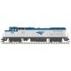 GE Dash 8-32BWH - Standard DC - Master(R) Silver -- Amtrak 506 (Phase V, silver, blue, white sill), HO, Atlas Model Railroad Co.