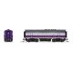 EMD F3B - Standard DC - Stealth -- Atlantic Coast Line 343B (purple, silver, yellow, black), N, Broadway Limited Imports 9221