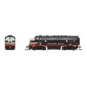 EMD F7A - Standard DC - Stealth -- Cotton Belt SSW 931 (Black Widow, black, silver, orange, red), N, Broadway Limited Imports 92