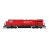 GE ES44AC - Standard DC - Stealth -- Canadian Pacific 9368 (red, black, white, No Logo), N, Broadway Limited Imports 8633