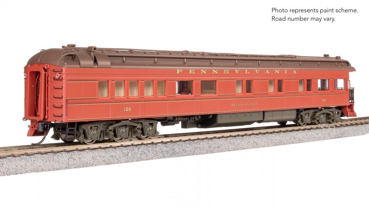 REFURBISHED R8975 Z74D Business Car, PRR 120, "Pennsylvania", Mid-1930's Appearance, HO, BLI, 8975