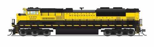***BLEMISHED (See photo, sold as-is) REFURBISHED BR9978 EMD SD70ACe, NYSW 4060, Black and Yellow, No-Sound / DCC-R, N, BLI, 9978