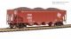 REFURBISHED R10137 ARA 70-ton 4-Bay Hopper, MILW, Oxide Red w/ White, 6-pack B, HO, BLI, 10137