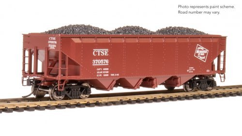REFURBISHED R10137 ARA 70-ton 4-Bay Hopper, MILW, Oxide Red w/ White, 6-pack B, HO, BLI, 10137