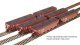 REFURBISHED R10138 ARA 70-ton 4-Bay Hopper, ATSF, Oxide Red w/ White, 6-pack A, HO, BLI, 10138