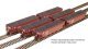 REFURBISHED R10138 ARA 70-ton 4-Bay Hopper, ATSF, Oxide Red w/ White, 6-pack A, HO, BLI, 10138