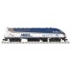 Motive Power Industries MP36PH-3C - Standard DC - Master Silver -- Metra 405 State of Illinois (blue, white), HO, Atlas Model Ra