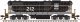 EMD GP7 - Standard DC - Classic(R) Silver -- Chicago & Eastern Illinois 212 (black, , HO, Atlas Model Railroad Co. 10003944